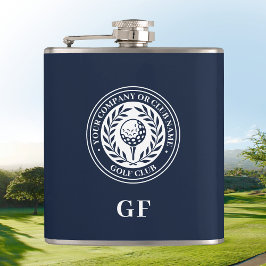 Cantil Frasco de Golfe Clássico Monogram com Nome Persona