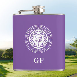 Cantil Frasco de Golfe Clássico Monogram Personalizado No