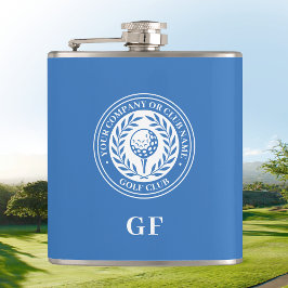 Cantil Frasco de Golfe Clássico Monogramado com Nome Pers