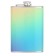 Frasco de Gradação do Arco-Íris Pastel