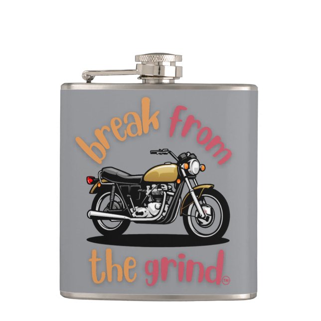 Cantil Frasco de Motocicleta (Frente)