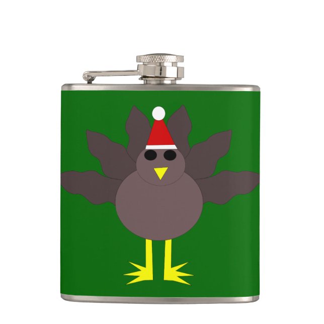 Cantil Frasco de Natal bonito para a Turquia (Frente)