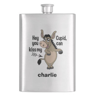 Cantil Frasco de nome personalizado "Donkey" anti-Namorad