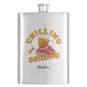 Cantil Frasco de nome personalizado para refrigeração e g