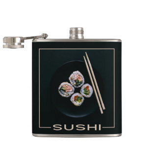 Cantil Frasco de nome personalizado Sushi