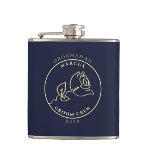 Cantil Frasco de Presente Personalizado para Padrinhos