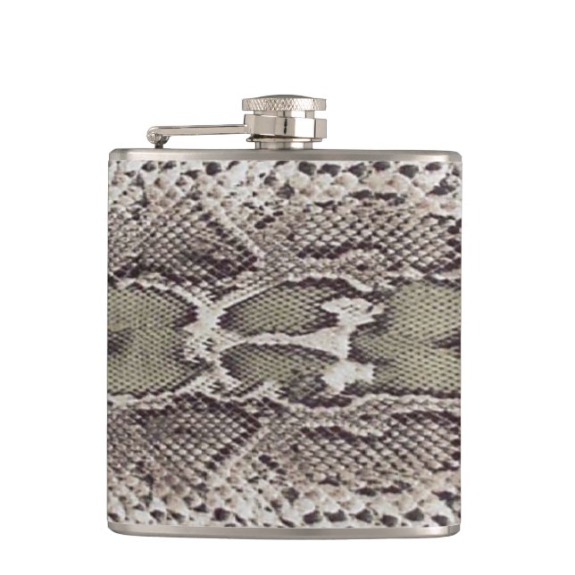 Cantil Frasco de snakeskin (Frente)