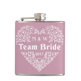 Cantil Frasco de texto personalizado do Team Brid