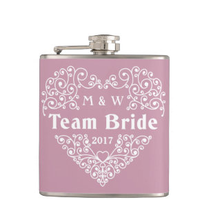 Cantil Frasco de texto personalizado do Team Brid