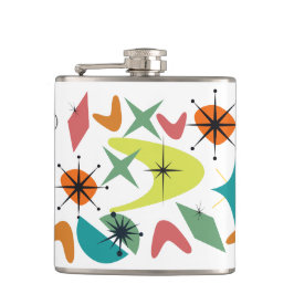 Cantil Frasco de Vinilo com Padrão Retroativo Do Século D