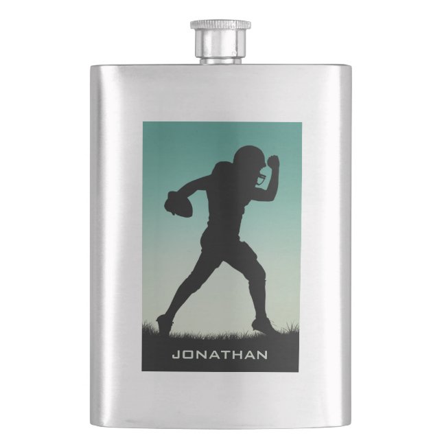 Cantil Frasco do jogador de futebol com nome personalizad (Frente)