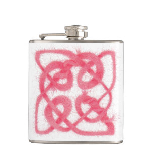 Cantil Frasco enrolado de rosa CELTIC KNOT Vinyl