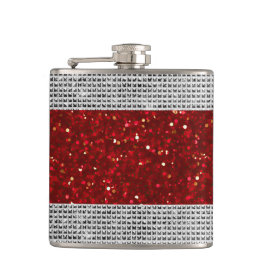 Cantil Frasco Envolvido em Vinil de Liqueiro com Brilho V