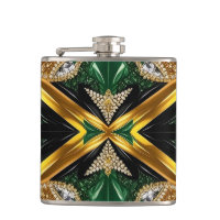 Frasco especial com Design de cor jamaicana