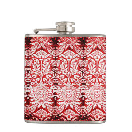 Cantil Frasco Floral Vermelho Distinto