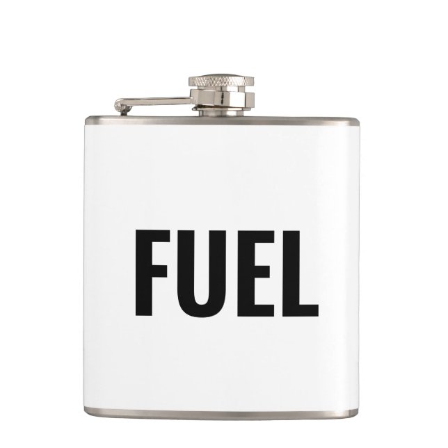 Cantil Frasco legal mínimo a preto e branco (Frente)