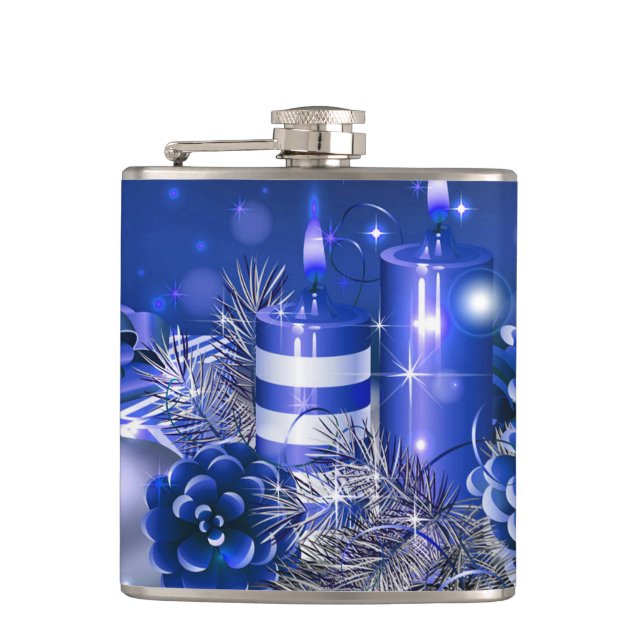 Cantil Frasco/Luzes de Velas de Natal (Frente)