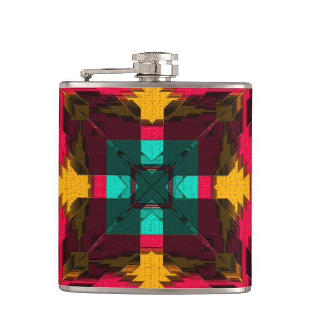 Cantil Frasco Moderno Nativo Americano 20 Embalado (Frente)