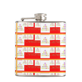 Cantil Frasco molhado de vinil com cache de Natal