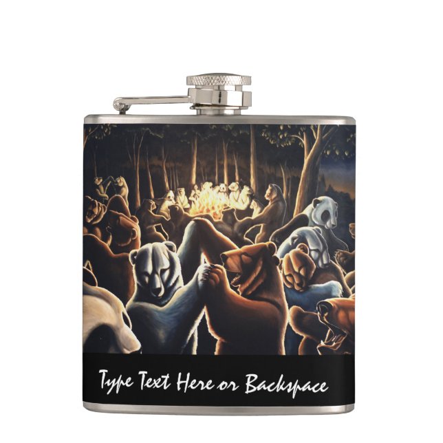 Cantil Frasco para animais de festa - Frasco de bebida pe (Frente)