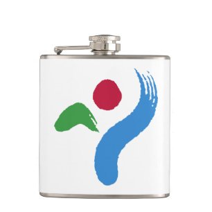 Cantil Frasco patriótico com a Bandeira de Seul, Coreia d