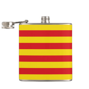 Cantil Frasco Patriótico com Bandeira da Catalunha