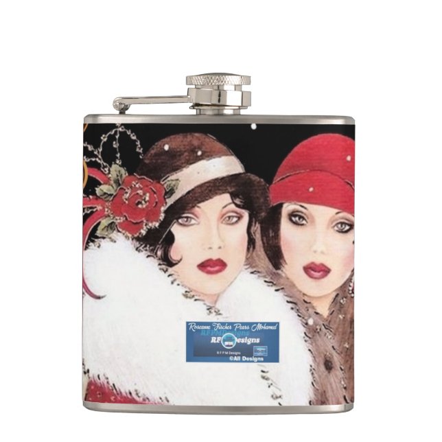 Cantil Frasco Pequeno (Winter Red 2) RFPMDesigns 2024 (Frente)