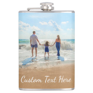 Cantil Frasco Personalizado com Foto e Texto