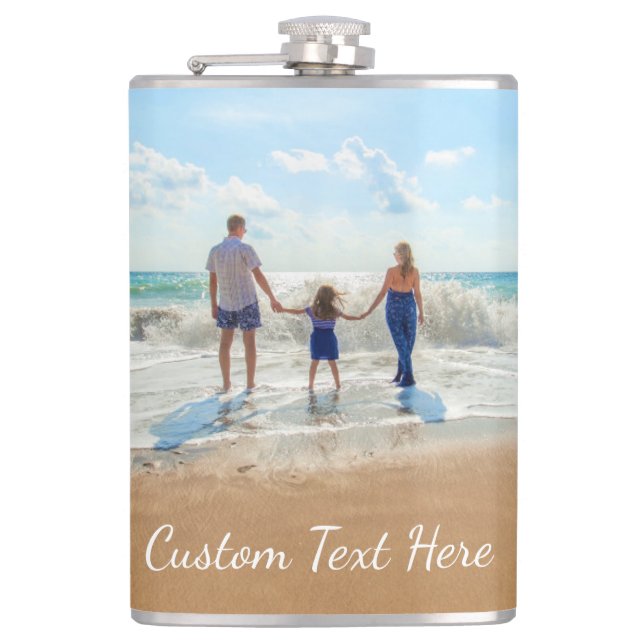 Cantil Frasco Personalizado com Foto e Texto (Frente)