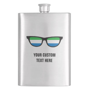 Cantil Frasco personalizado de Sierra Leone Shades