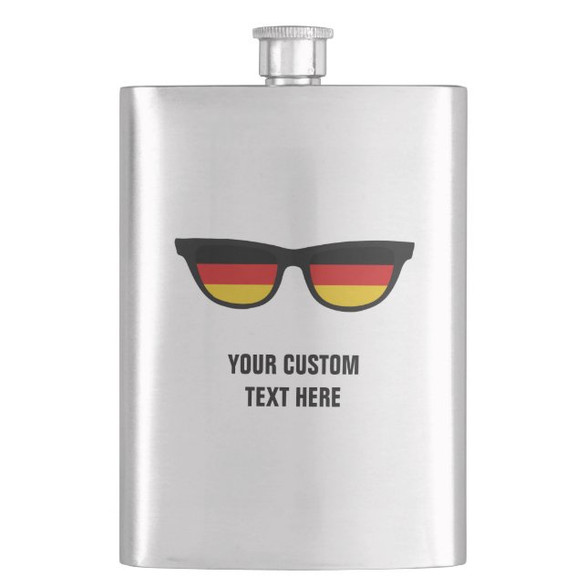Cantil Frasco personalizado de tons alemães (Frente)