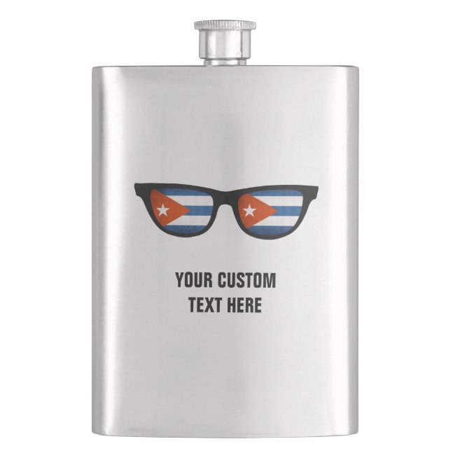 Cantil Frasco personalizado de tons cubanos (Frente)