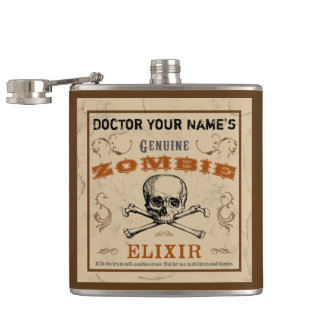 Cantil Frasco Personalizável do Zombie Elixir