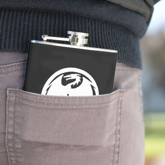 Cantil Frasco preto branco de Dragão (In Situ)