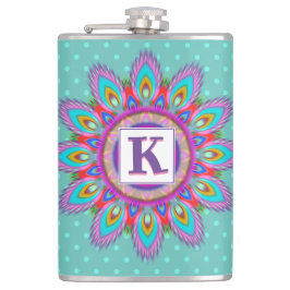 Cantil Frasco quadrado personalizado de vinilo psicodélic