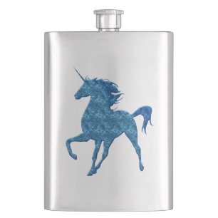 Cantil Frasco Unicorn de Fogo Azul