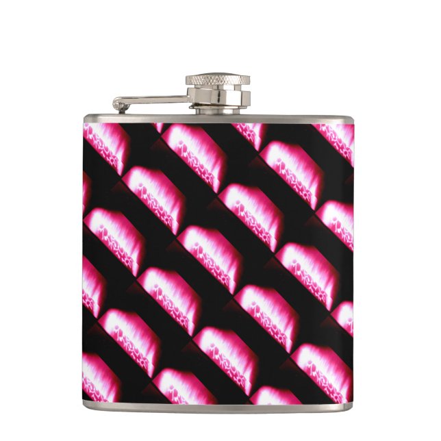 Cantil frasco vermelho e preto (Frente)