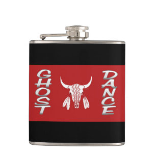 Cantil Frasco vermelho-escuro e preto