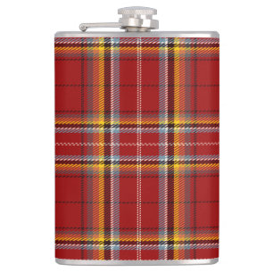 Cantil Frasco Xadrez Vermelho e Amarelo