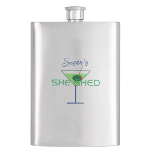 Cantil Frascos de Bar do Covil do Homem da She Shed