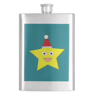 Cantil Frascos Estrela de Natal Feliz