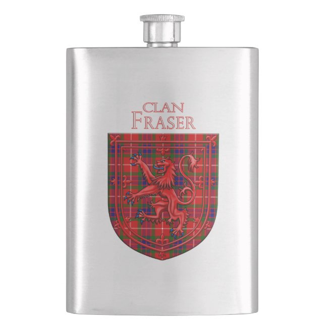 Cantil Fraser Tartan Scottish Xadrez Lion Rampant (Frente)
