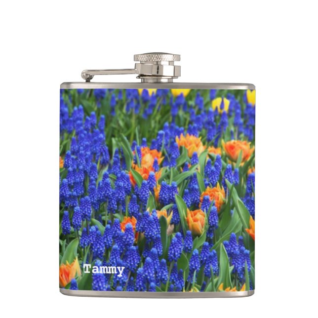 Cantil Fraudes Holandesas Coloridas Blub Flask Personaliz (Frente)
