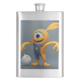 Cantil „Fröhliches Einaugenmonster mit Geisterfreund“