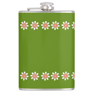 Cantil Fronteira Floral Minimal Retro Verde Abacate
