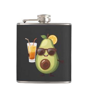 Cantil Fruta de Bebidas Tropicais de Férias Animadas