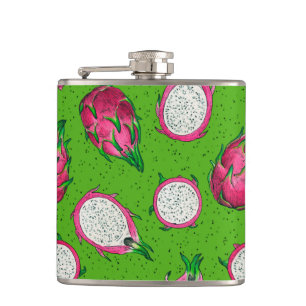 Cantil Fruta de dragão vermelho em verde