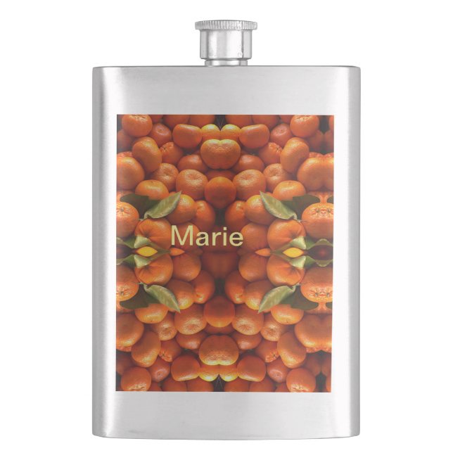 Cantil Fruta laranja simples adicionar nome mínimo person (Frente)
