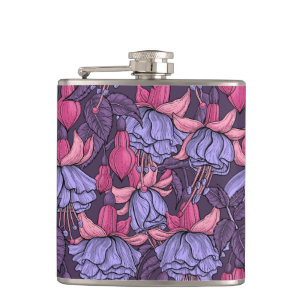 Cantil Fúcsia em rosa e violeta