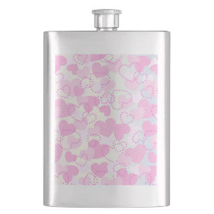 Cantil Fundo de Corações Rosa-dia de os namorados